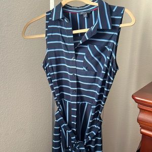 Tommy Hilfiger Dress, in Small size, blue color